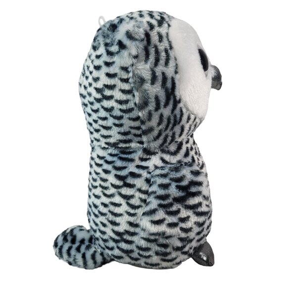 Scent Sations Spotted Owl Plush Gray 9" Silver Eyes Lightly Scented Aromatherapy - Picture 6 of 12